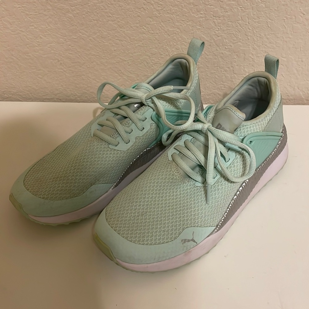 Blue Puma sneakers